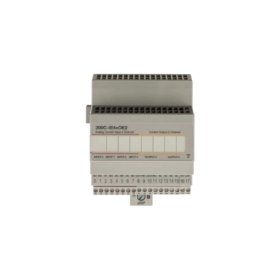 ABB 200C-IE4xOE2 digital I/O module. Features 4 inputs, 2 outputs, 45mm width, 0.12kg weight, 1500V isolation, and 1ms scan time