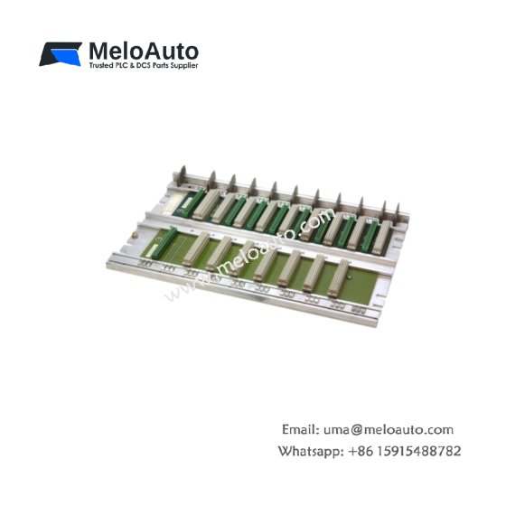 Siemens 6ES5700-2LA11 central mounting rack for SIMATIC S5-115U, 7 slots, robust steel construction, and integrated K-Bus/P-Bus backplane.