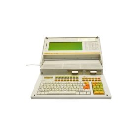 Siemens 6ES5635-0UA11 programming terminal for SIMATIC S5. 6-line LCD, 52-key QWERTY keyboard, 32KB RAM, EPROM sockets. TTY