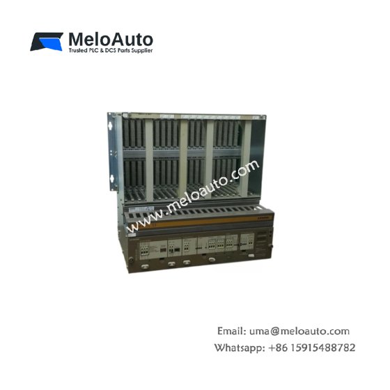 Siemens 6ES5188-3UA12 central device rack offers 4 slots for SIMATIC S5 modules. Backplane bus, 1.5kg, panel mounting.