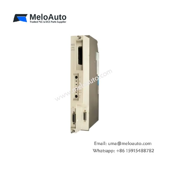 Siemens 8SX8501-0AB21 processor module for SIMATIC S5, STEP 5 programming, and system management. Legacy CPU for S5 automation platforms.
