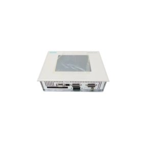 Siemens 6AV3627-1QK00-2AX0 HMI touch panel, 12-inch TFT, 800x600, MPI/PROFIBUS/RS-232, IP65. Industrial operator interface.