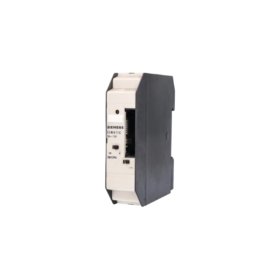 Siemens 6ES5900-7AB21 central processing unit. Features 16-bit processor, 64KB RAM, 128KB EPROM, RS-232 port, and 300-day battery backup.