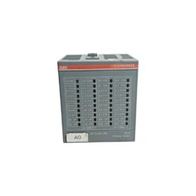 ABB 1SAP250200R3001 analog output module for AC500. 4 channels, 0 to 20mA / 0 to 10V, 0.12 kg, 12-bit resolution, 24V DC.