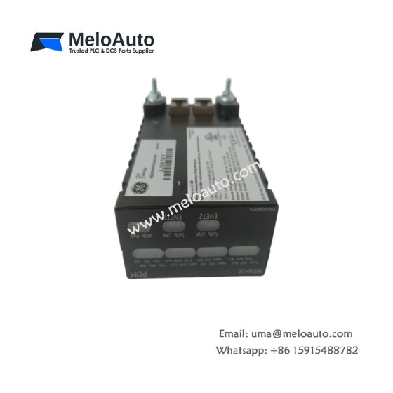 GE IS220PPDAH1B power distribution feedback module for Mark VIe, 6 channels, dual Ethernet, 28VDC, -30°C to +65°C.