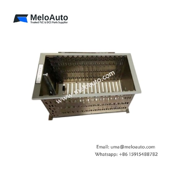 Bently Nevada 3500/05-02-05-00-00-00 system rack features 14 module slots with hot-swap support for machinery protection monitoring.