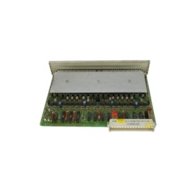 Siemens 6ES5444-3AA11 digital output module for S5 PLC. Features 8 channels at 2A per channel, short-circuit protection, and inductive