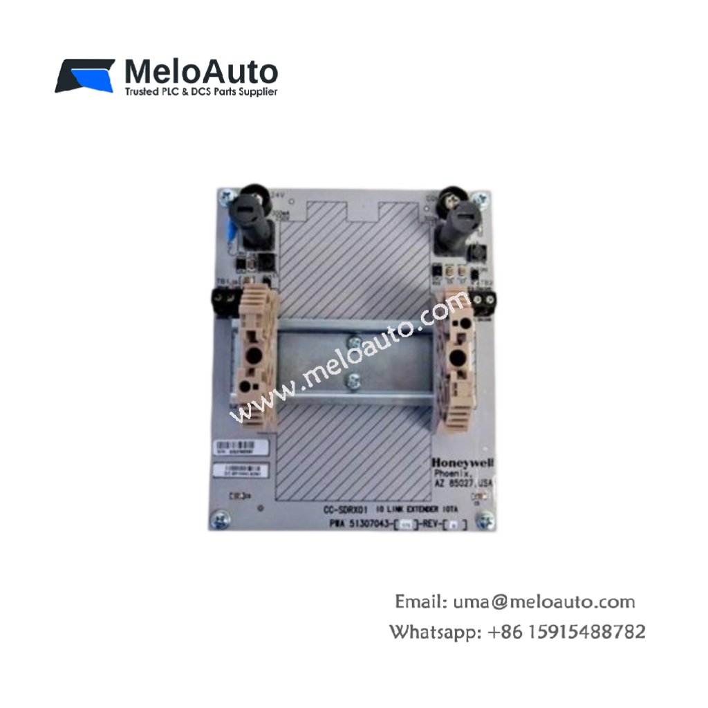 Honeywell CC-SDRX01 5130743-175 I/O Link Interface Fiber Optic Converter