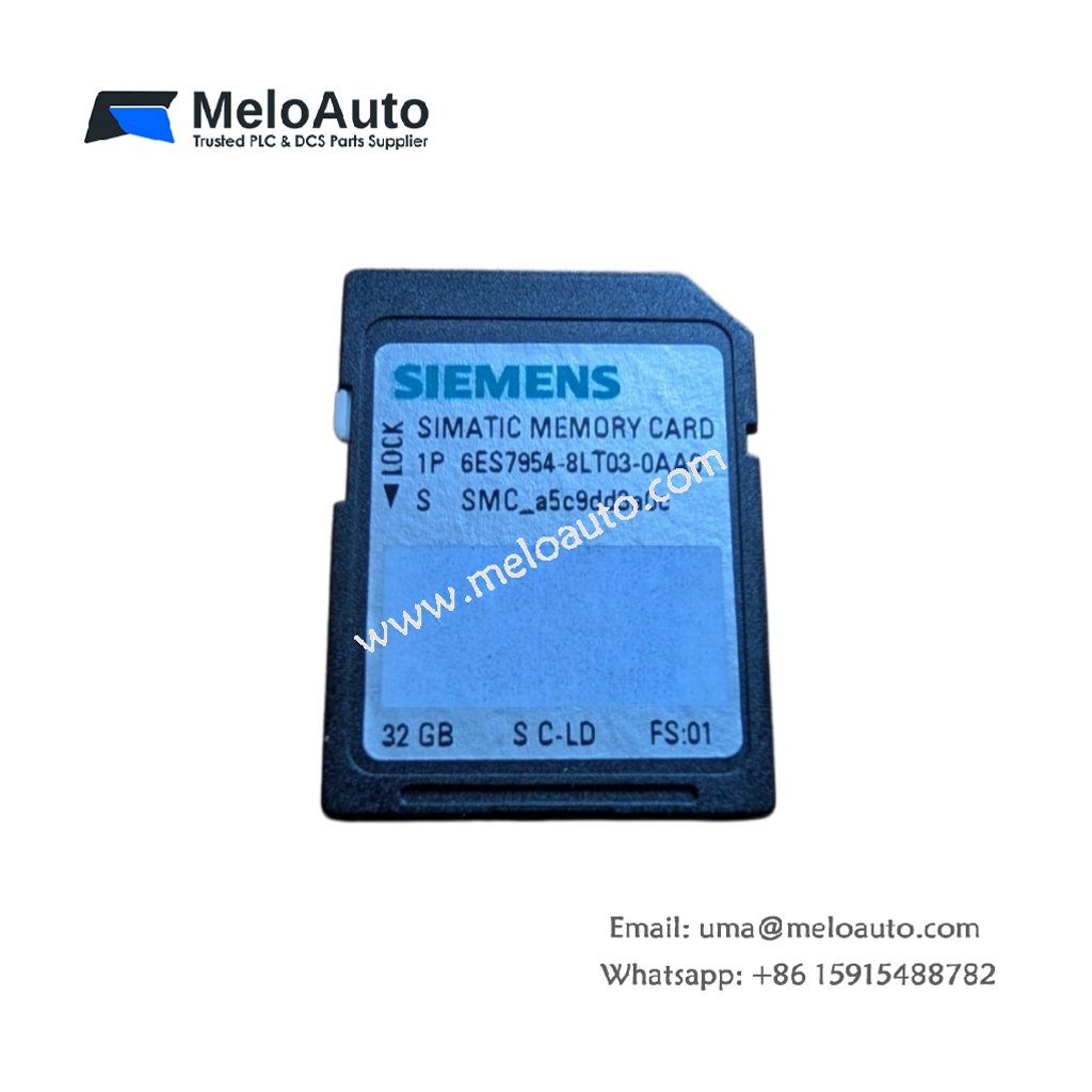 Siemens 6ES7954-8LT03-0AA0 SIMATIC S7 Memory Card for Program Storage