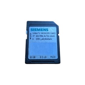 Siemens 6ES7954-8LT03-0AA0 SIMATIC S7 memory card offers 2GB storage for programs and firmware. Compact 24x32x2.1mm