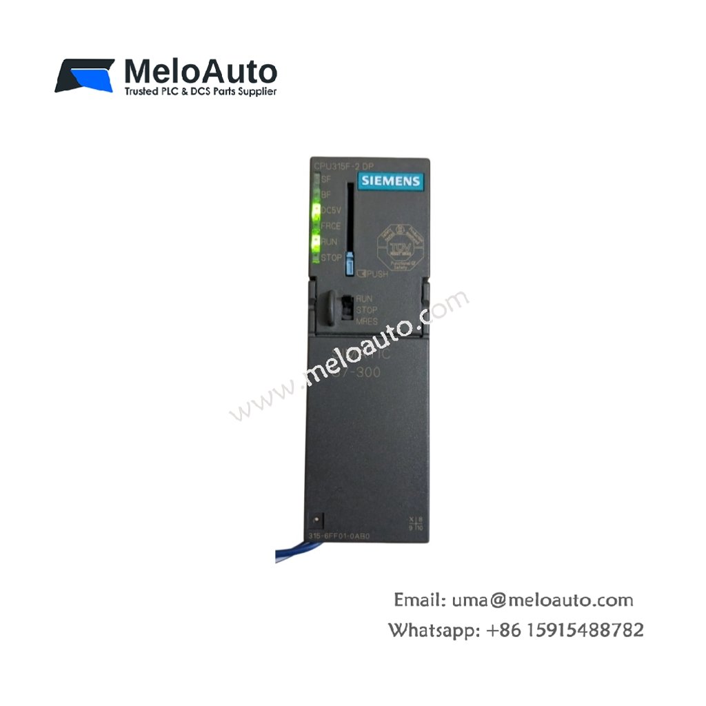 Siemens 6ES7315-6FF01-0AB0 SIMATIC S7-300 CPU 315F Central Unit