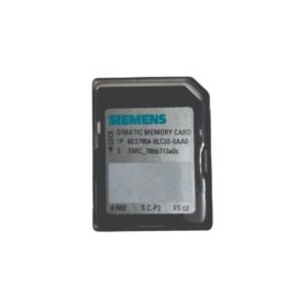 Siemens 6ES7954-8LC01-0AA0 SIMATIC S7 memory card offers 512KB storage for programs and data. Compact 24x32x2.1mm