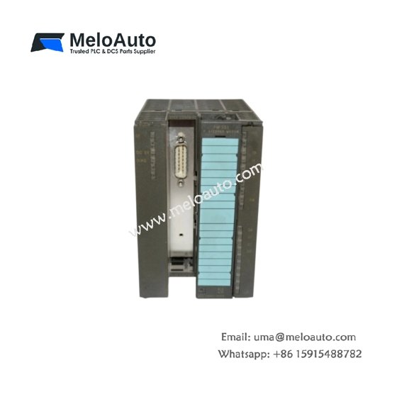 Siemens 6ES7353-1AH01-8BG0 function module with 3 counter channels and 500kHz encoder input. Supports positioning and pulse output for S7-300 systems. 40mm width.