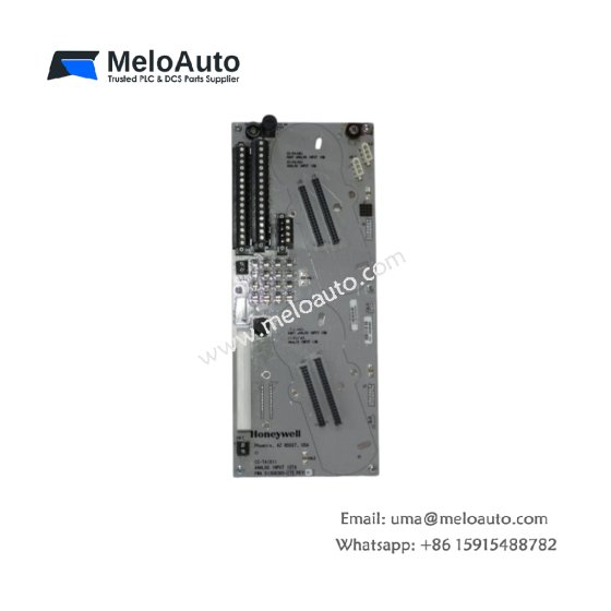Honeywell CC-TAIX11 51308365-175 redundant analog input IOTA with 16 channels, 16-bit resolution, and -40°C to 70°C range.