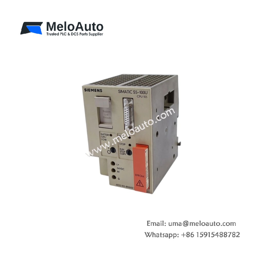 Siemens 6ES5103-8MA02 Processor Module
