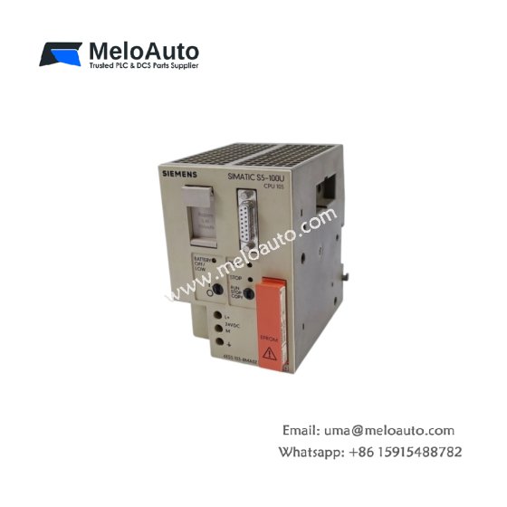 Siemens 6ES5103-8MA02 processor module for S5-101U, 2KB RAM, integrated power supply, battery backup. In stock. Siemens 6ES5103-8MA02 processor module for S5-101U, 2KB RAM, integrated power supply, battery backup. In stock.