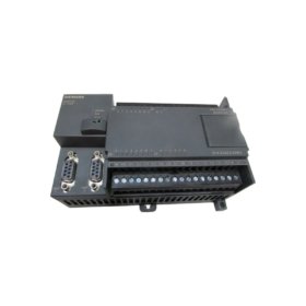 Siemens 6ES7214-2AS23-0XB0 S7-200 CPU offers 14 inputs, 10 outputs, and 12KB memory. Features 196x80x62mm size, 0.63kg weight