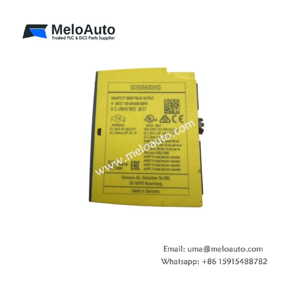 Siemens 6ES7136-6RA00-0BF0 Electronic Module for ET 200SP