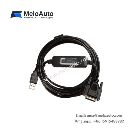 Siemens 6XV1440-2KH32 screen programming cable, 3.2m, RS232, 15-pole to 9-pin. For SIMATIC S5/505 and Allen-Bradley SLC500. In stock.