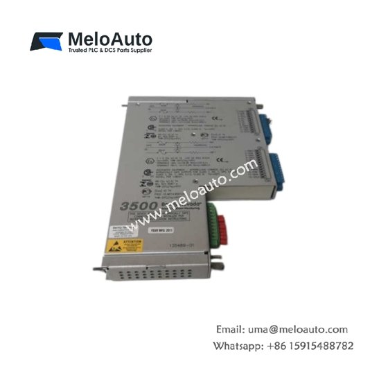 Bently Nevada 3500/42 135489-02 4-channel I/O module offers ±0.1 % accuracy, 100 Hz sampling, vibration inputs for 3500 series. High-precision machine monitoring.