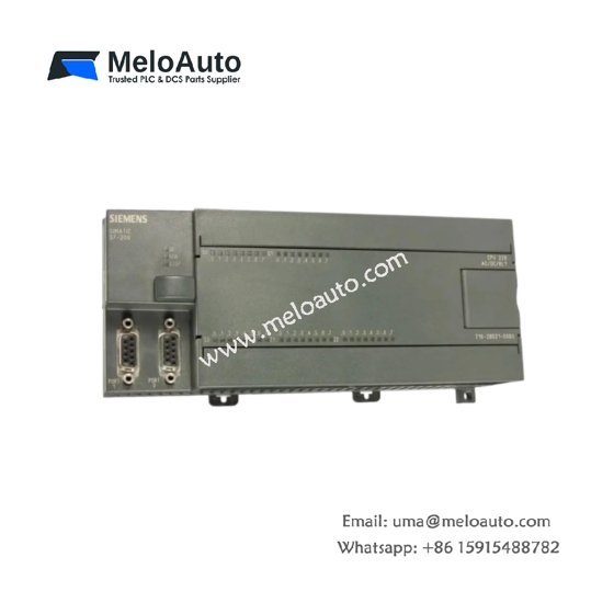 Siemens 6ES7216-2BD21-0XB0 S7-200 CPU 226 offers 24 inputs, 16 outputs, and 16KB memory. Features 196x80x62mm size, 0.6kg weight