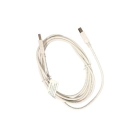 Bently Nevada 123M4610 10-foot USB 2.0 cable with Type-A to Type-B connectors, braided shield, for 3500 system configuration and data transfer.