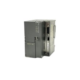 Siemens 6GK7343-1HX00-0XE0 Communications Processor with Ethernet, 10/100 Mbps, 8 connections, TCP/IP, S7-compatible, CE/UL/ATEX certified.