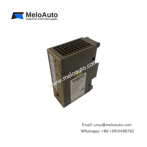 Siemens 6ES5440-8MA11 8-channel digital output module for SIMATIC S5-100U. 24V DC, 2.0A/channel, optical isolation. Legacy S5 part. In stock.