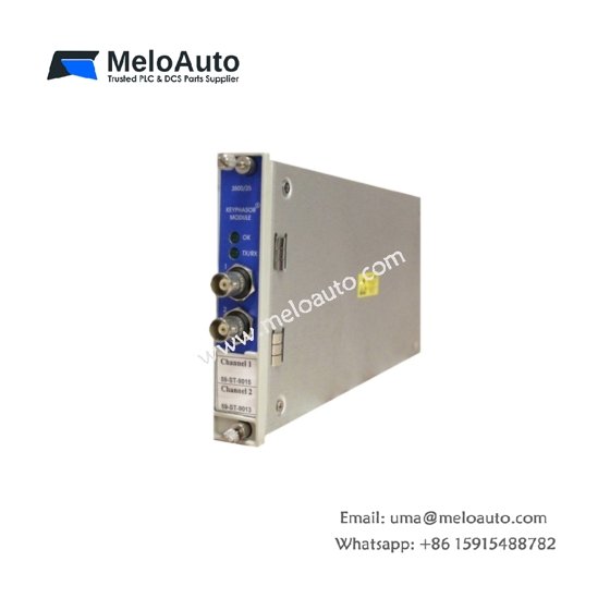 Bently Nevada 3500/25-01-01-00 Enhanced Keyphasor Module with dual-channel speed reference, phase synchronization, and 3500 rack Bently Nevada 3500/25-01-01-00 Enhanced Keyphasor Module with dual-channel speed reference, phase synchronization, and 3500 rack