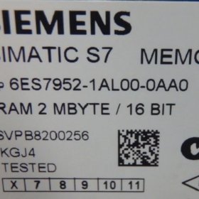 Siemens 6ES7952-1AL00-0AA0 Memory Card – 64 KB Flash Storage for SIMATIC S5 Systems