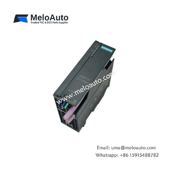 Siemens 6ES7153-1AA03-0XB0 ET 200M interface module, PROFIBUS DP, 12 Mbps, 8 I/O modules, 244 bytes I/O, diagnostics, CE/UL/FM certified.