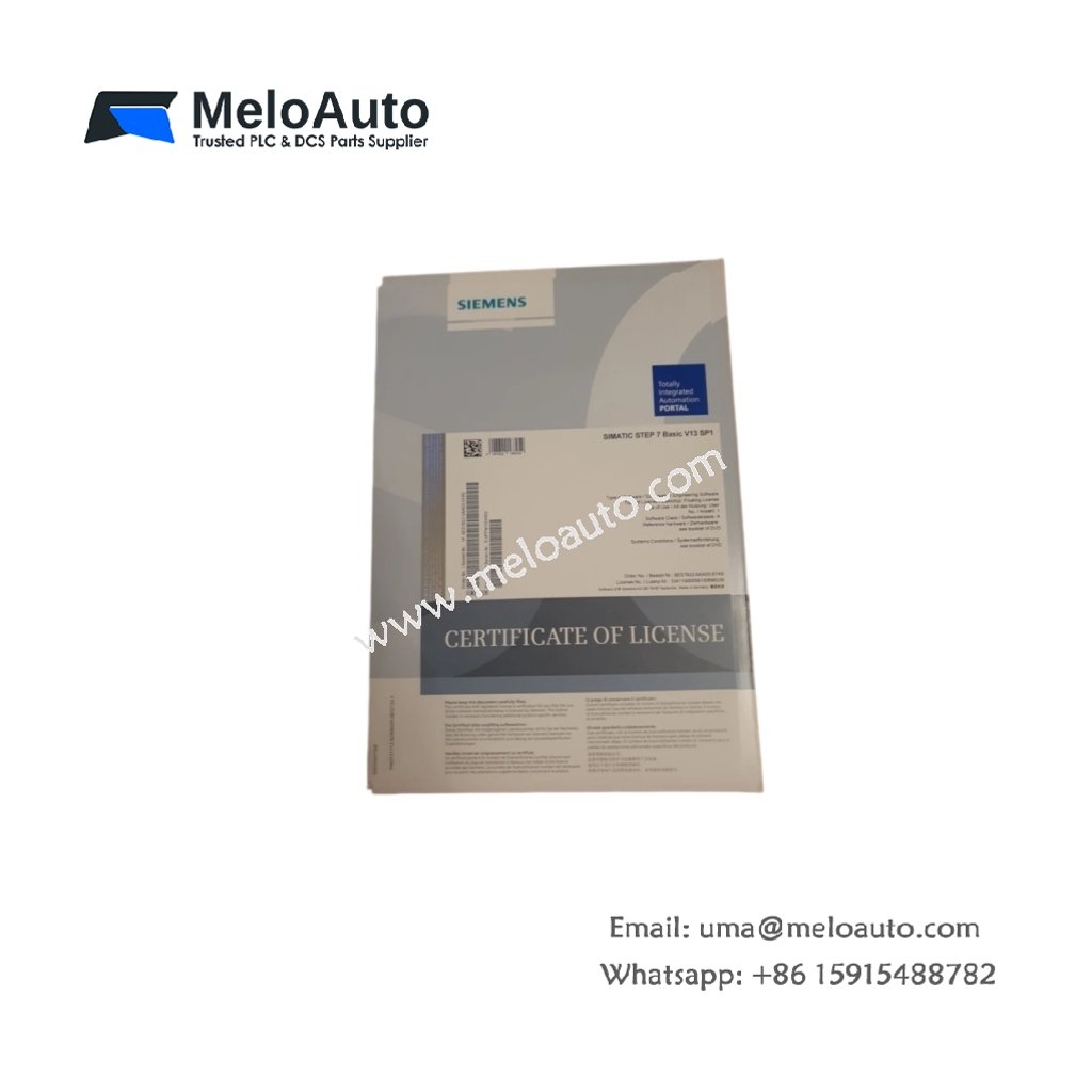 Siemens 6ES7822-1AA03-0XC5 STEP 7 Professional Upgrade V13 SP1
