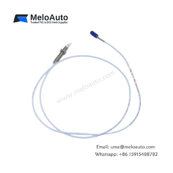 The Bently Nevada 330908-00-08-10-02-05 is a 3300 NSv proximity probe with right-angle connector. Features 0.8 m cable