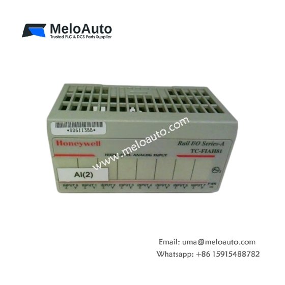 Honeywell TC-FIAH81 analog input module with 8 channels, 16-bit resolution, 0.05% accuracy, and 4-20 mA/voltage inputs for Experion systems.