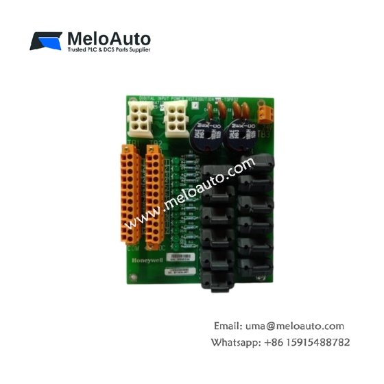 Honeywell MC-TDPR02 32-channel digital input module with optical isolation, 24 VDC operation, DIN-rail mount, and Experion PKS compatibility.
