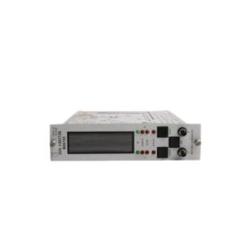 Bently Nevada 3300/16 dual vibration monitor. 2 channels, 0-15 mils range, LCD, 2.0W. For turbine and compressor vibration protection.