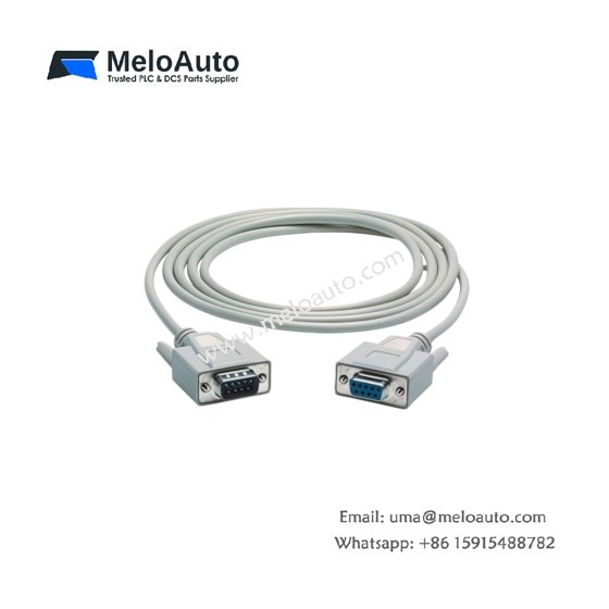 Siemens 6ES7902-2AG00-0AA0 communication cable features 5m length with D-sub connectors. Supports 12 Mbps PROFIBUS with braided shielding for reliable PLC-to-PG connections.