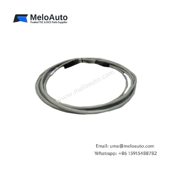 Honeywell MU-KFTA05 FTA I/O Cable Assembly with 50-pin D-sub connectors, 5-meter length, 28 AWG conductors, and gold-plated contacts