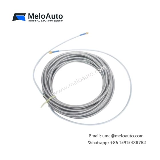 Bently Nevada 30130-085-03-00 3300 XL extension cable. 8.5m, 8-pin DIN, -52°C to 177°C, FEP insulation. For proximity probe systems.
