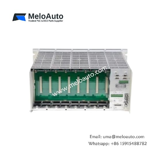 Bently Nevada 3300/05-22-00-00 6-slot rack for 3300 monitors. Chassis supports up to 6 modules, convection cooled, panel/rack mount. 3.6kg
