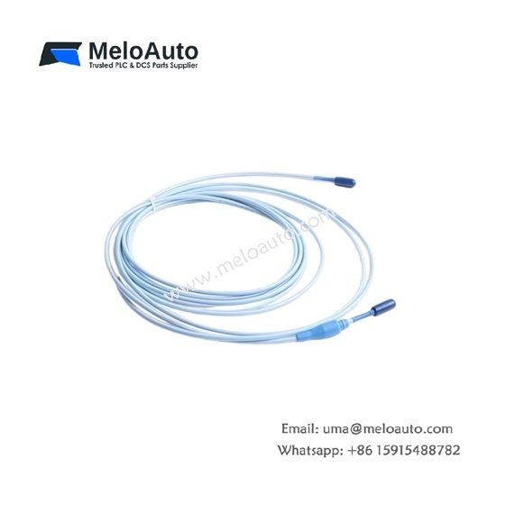 The Bently Nevada 330130-080-10-05 is an 8.0 m extension cable for 3300 XL proximity probes. Features FEP insulation and high-temperature