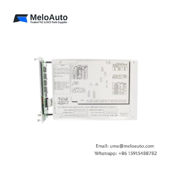 Bently Nevada 3300/16-12-01-02-00-02-00 XY/gap dual vibration monitor, 2 proximity inputs, 200µm vibration + 2mm gap, 4-20mA outputs