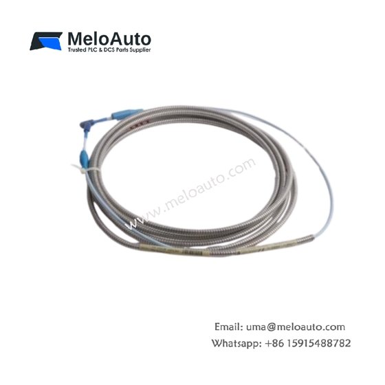 Bently Nevada 330130-045-03-00 3300 XL extension cable. 4.5m, 8-pin DIN, -52°C to 177°C, FEP/ETFE. For proximity probe systems.