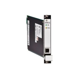 Emerson A6500-CC communication card for A6500 systems. Modbus RTU, TCP/IP, PROFIBUS DP. 220x30x180mm, 0.65kg. Reliable data exchange