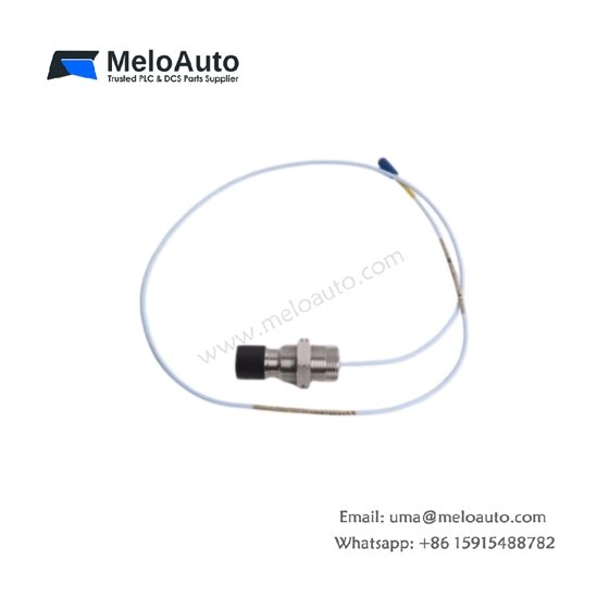 Bently Nevada 330851-02-000-080-10-00-00 3300 XL 25mm proximity probe. 12.7mm range, 0.787 V/mm, 80mm case, 1.0m cable.