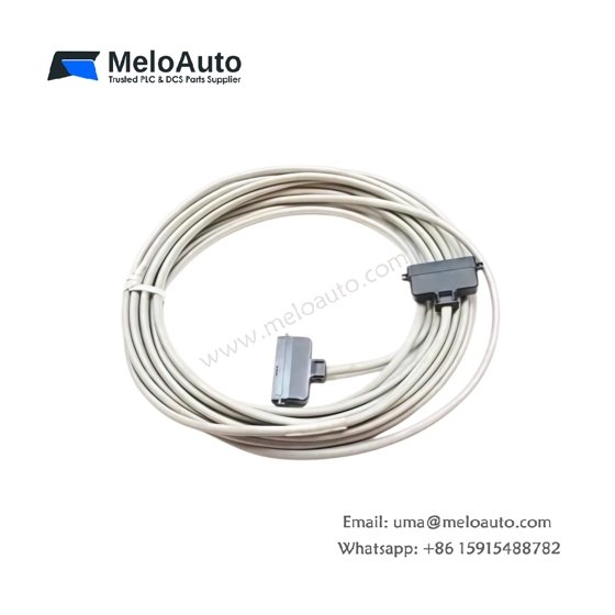 Honeywell 51201420-010 MU-KFTA10 FTA cable with 50-pin D-sub connectors, 1.0m length, flat ribbon construction, and Series C compatibility.​