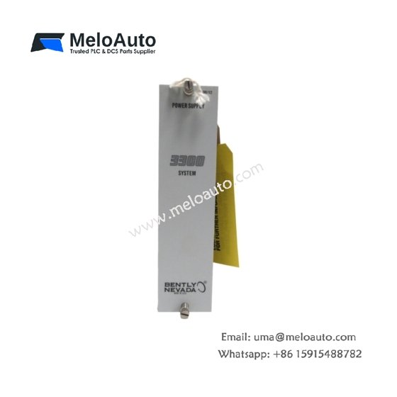 Bently Nevada 3300/12-02-22-00 power supply, 100-240V AC input, 24V DC 1.2A output, 28.8W, rack-mount, 0.60 kg, with overvoltage