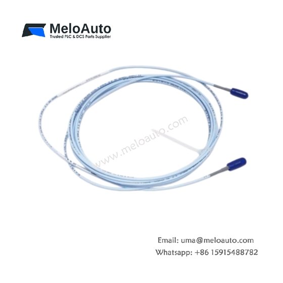 The Bently Nevada 330930-045-05-00 is a 4.5 m extension cable for 3300 NSv proximity probes. Features FEP insulation and high-temperature