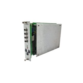 Bently Nevada 3300/03 system monitor chassis, 10 module slots, 19-inch rack mount, 4U height, 5.5 kg, for 3300 series monitoring systems.
