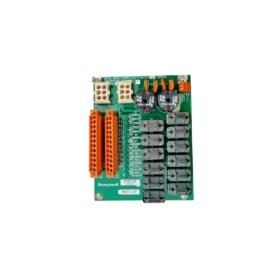 Honeywell 51304425-175 power distribution board offers 16 fused outputs, 24 VDC input, DIN-rail mount, and LED fault indicators
